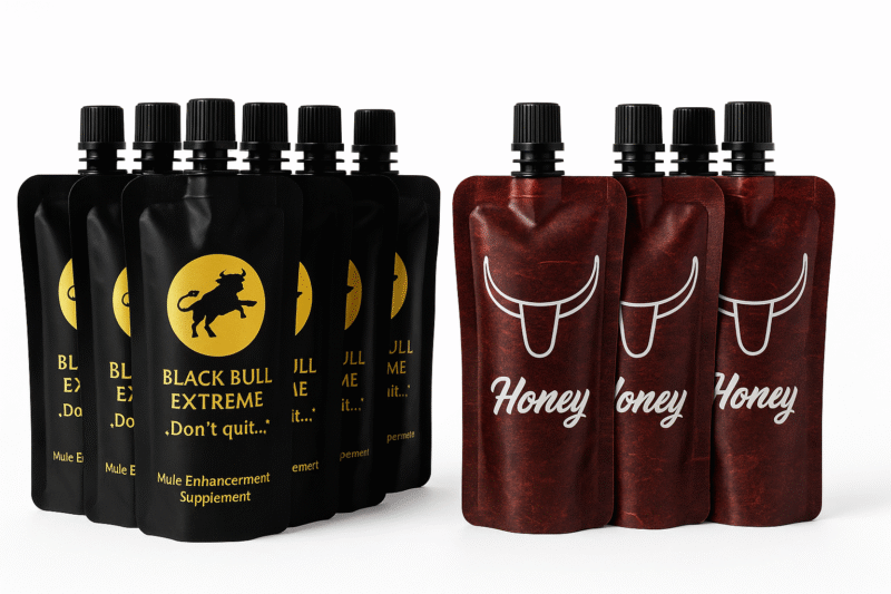 6-Sachets of Honey & 6-Black Bull Extreme – Double Power for Men’s Energy
