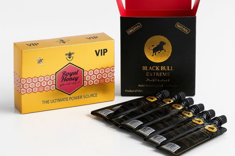 6 sachet Black Bull & 1 VIP Royal Honey Pack